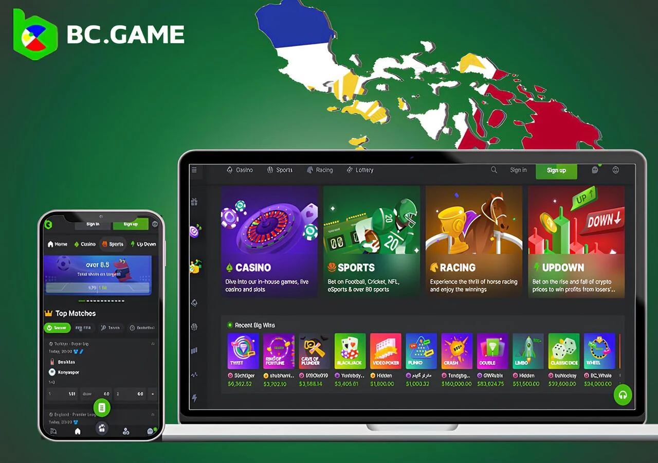BC Games modern casino for Filipinos