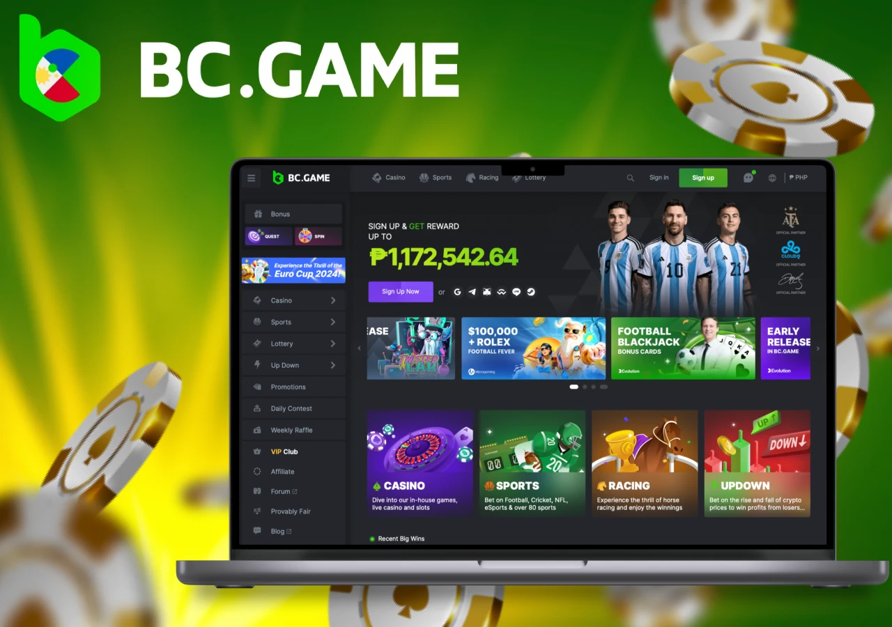 Review of bonus offers at BC Game Casino